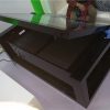 smart touch table with fridge