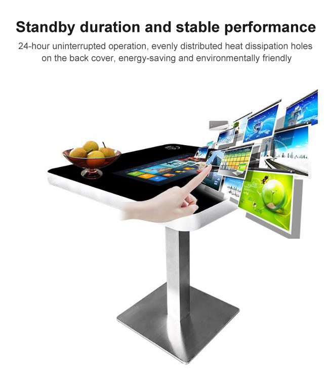 55 inch T-shaped Touch Coffee Table With multipurpose