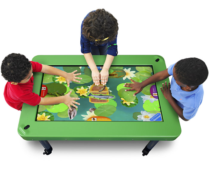 smart touch table for guided multimedia education