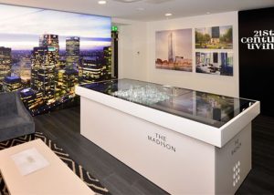 interactive touch screen table