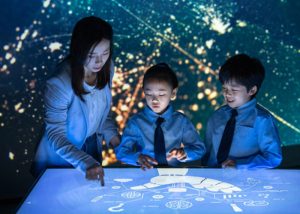 touch sensitive smart table
