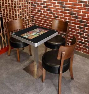 interactive touch screen coffee table