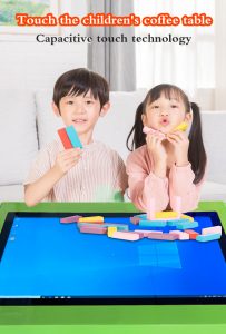 smart coffee table touch screen
