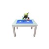 smart touch table with fridge