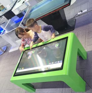 touch screen dining table