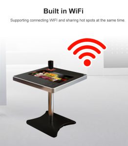 waterproof touch screen coffee table
