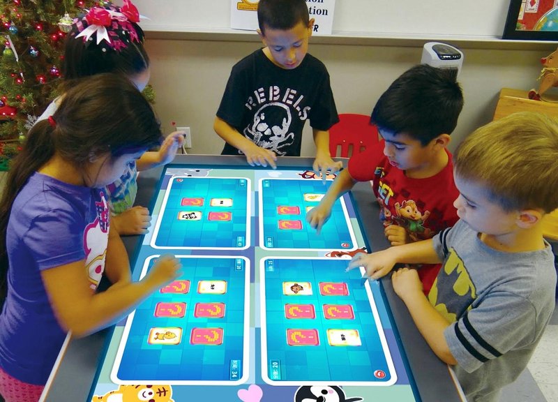 ZXTLCD Kids Educational Touch Table - Interactive Touch Table Terminal